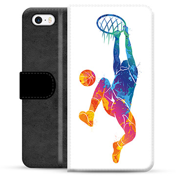 Étui Portefeuille Premium iPhone 5/5S/SE - Slam Dunk