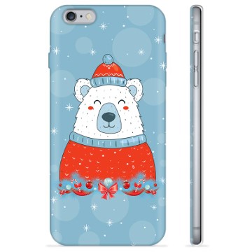 Coque iPhone 6 Plus / 6S Plus en TPU - Ours de Noël