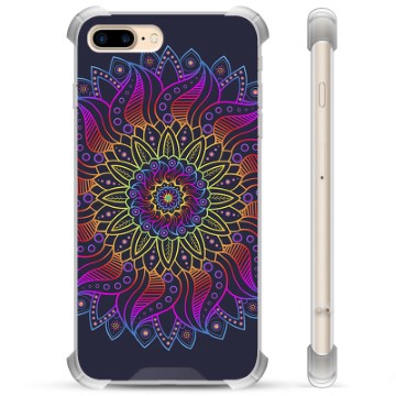 Coque Hybride iPhone 7 Plus / iPhone 8 Plus - Mandala Coloré