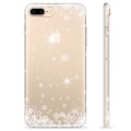 Coque iPhone 7 Plus / iPhone 8 Plus en TPU - Flocons de Neige