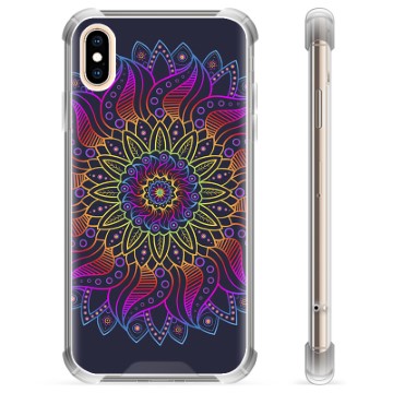 Coque Hybride iPhone X / iPhone XS - Mandala Coloré