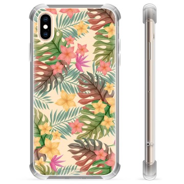 Coque Hybride iPhone X / iPhone XS - Fleurs Roses