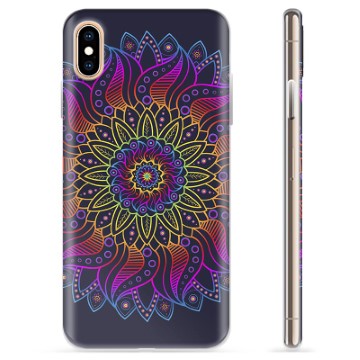 Coque iPhone XS Max en TPU - Mandala Coloré