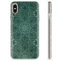 Coque iPhone X / iPhone XS en TPU - Mandala Vert