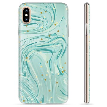 Coque iPhone XS Max en TPU - Menthe Verte