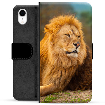 Étui Portefeuille Premium iPhone XR - Lion