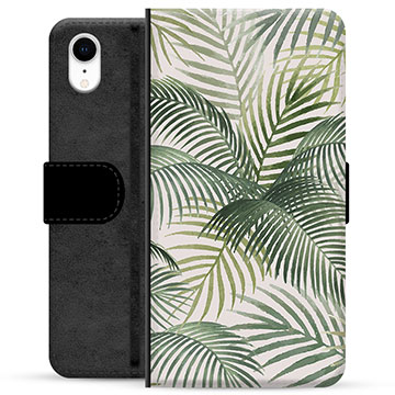 Étui Portefeuille Premium iPhone XR - Tropical