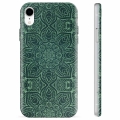 Coque iPhone XR en TPU - Mandala Vert