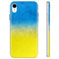 Coque iPhone XR en TPU Drapeau Ukraine - Bicolore