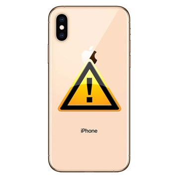 Réparation Cache Batterie pour iPhone XS - cadre inclus - Doré