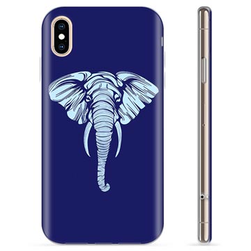 Coque iPhone XS Max en TPU - Éléphant