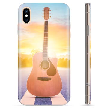 Coque iPhone XS Max en TPU - Guitare