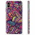 Coque iPhone XS Max en TPU - Fleurs Abstraites