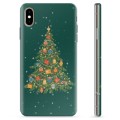 Coque iPhone XS Max en TPU - Sapin de Noël