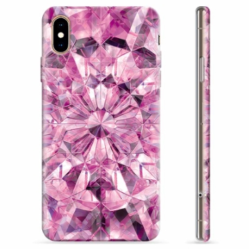 Coque iPhone XS Max en TPU - Cristal Rose