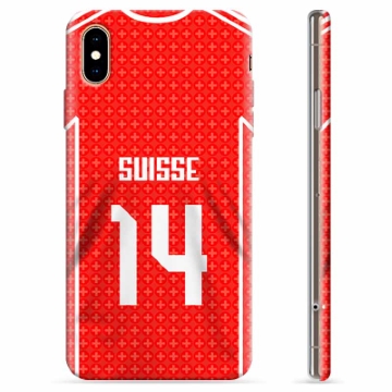 Coque iPhone XS Max en TPU - Suisse