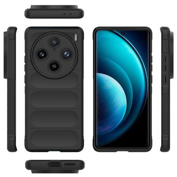 Coque vivo X100 Pro en TPU - Série Rugged - Noire