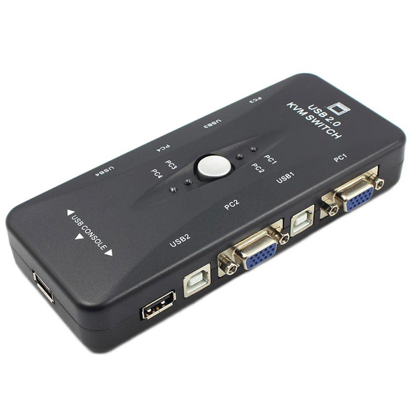 Commutateur Kvm Ports Vga Usb Fullhd