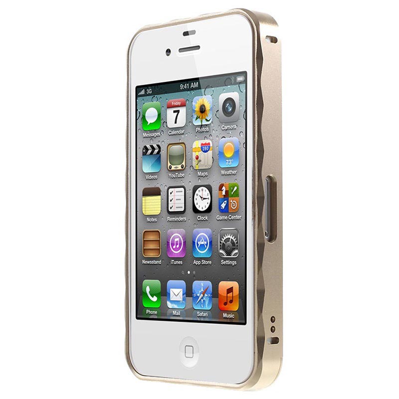 Bumper en Aluminium pour iPhone 4 / 4S - Champagne