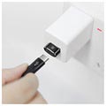 Mini Adaptateur USB 2.0 / USB 3.1 Type-C Baseus - Noir