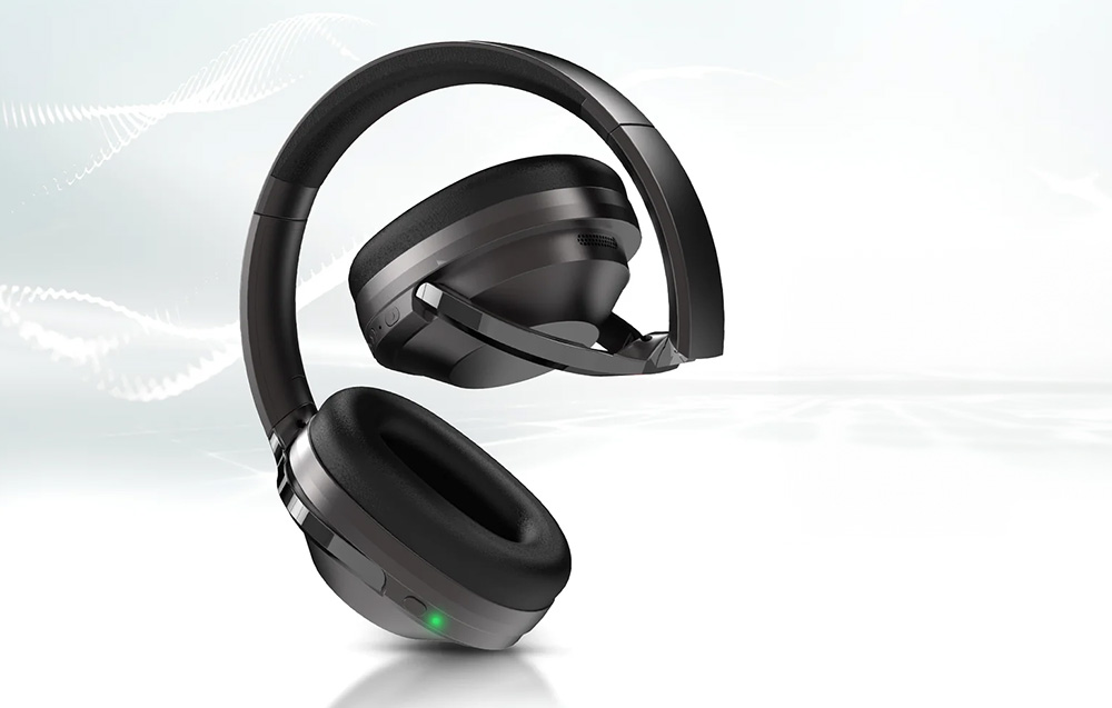 HiFuture FutureTour Pro Casque sans fil - ANC, Bluetooth 5.2 - Noir