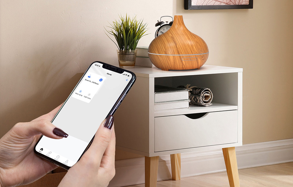 Meross MOD150HK(EU) Diffuseur d'huiles essentielles Wi-Fi intelligent (HomeKit)