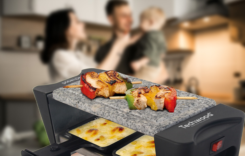 Gril Techwood TRD-346 Raclette électrique duo